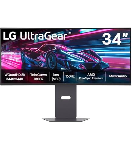 LG 34GN850-B 34インチ/3440×1440/IPS/144hz LG 34Gn850-B 34 Polegadas 21: 9 Ultragear Curvado QHD (3440 X 1440